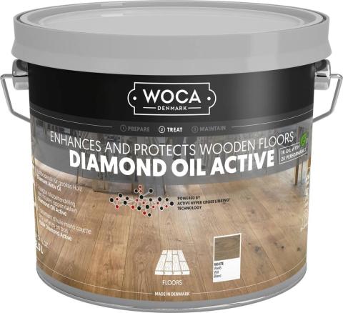 Woca aceite DIAMOND OIL ACTIVE BLANCO 2,5 l 565525A