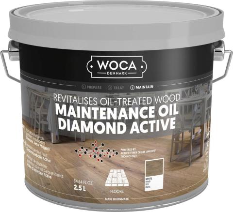 Woca aceite MAINTENANCE OIL DIAMOND ACTIVE BLANCO 2,5 l 565325A