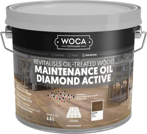 Woca aceite MAINTENANCE OIL DIAMOND ACTIVE 2,5 l NAT.565225A