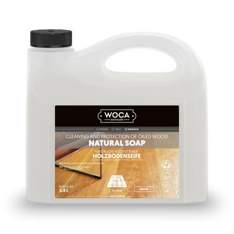 Woca Natural Soap blanco 2,5 l. jabón natural blanco limpieza 511125A